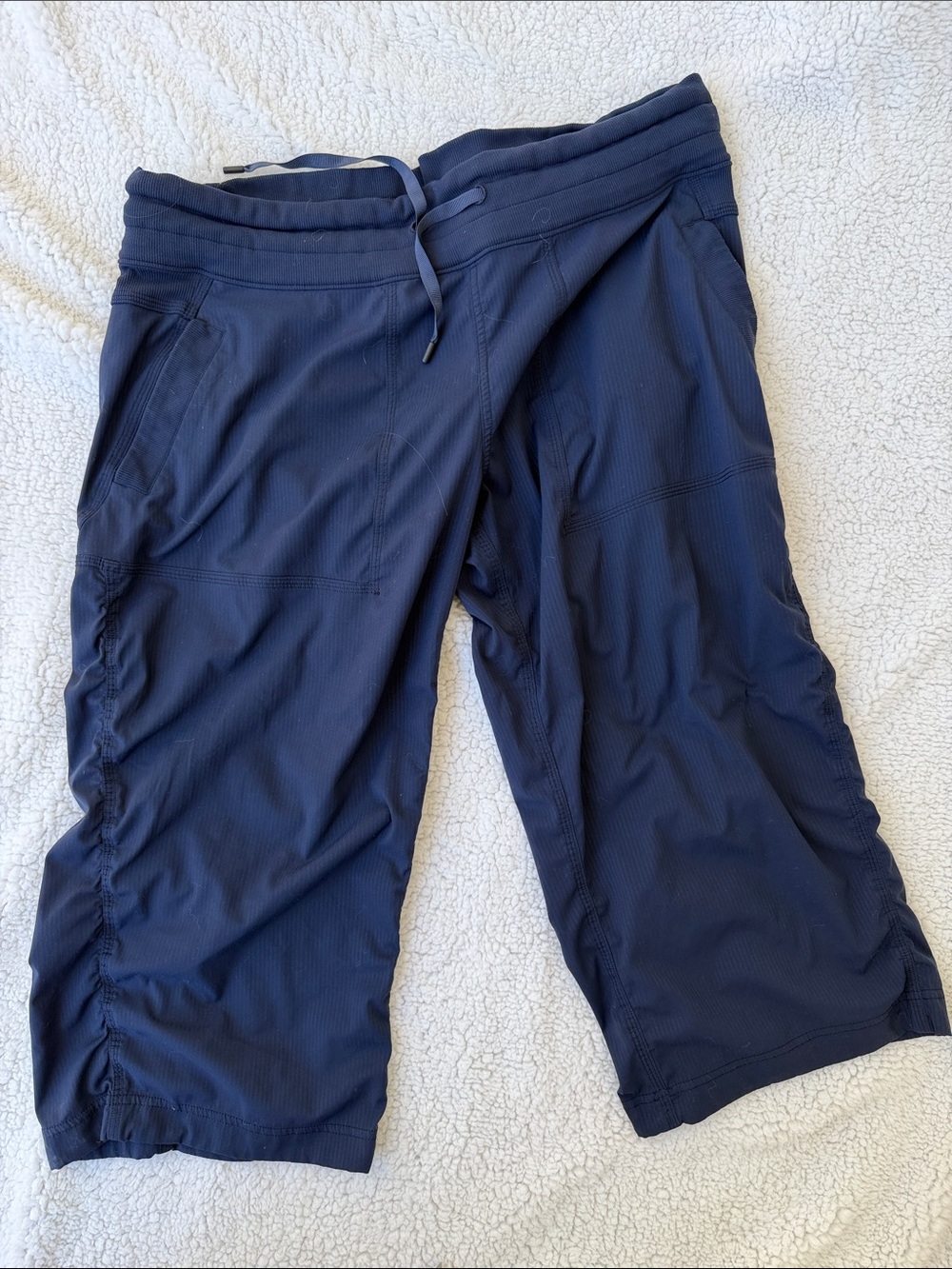 Lululemon Joggers - Navy Blue Activewear Crop Pants